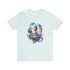 The Wizard's Floating Tower - Short Sleeve Tee Heather Ice Blue